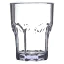 Carlisle 6 oz Clear Faceted Plastic Tumbler (580607) thumbnail 2