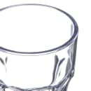 Carlisle 6 oz Clear Faceted Plastic Tumbler (580607) thumbnail 3