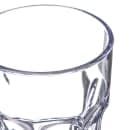 Carlisle 8 oz Louis Rocks Tumbler - Clear, SAN Plastic (580807) thumbnail 3
