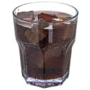 Carlisle 12 oz Clear Faceted Plastic Rocks Tumbler (581207) thumbnail 4