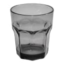 Carlisle 12 oz Louis™ Rocks Tumbler - Plastic, Smoke (581218) thumbnail 2