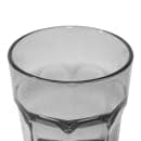Carlisle 12 oz Louis™ Rocks Tumbler - Plastic, Smoke (581218) thumbnail 3