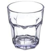 Carlisle 12 oz Louis™ Rocks Tumbler - Plastic, Smoke (581218) thumbnail 5