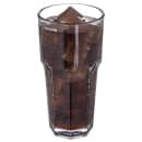 Carlisle 14 oz Clear Faceted Plastic Tumbler (581407) thumbnail 4
