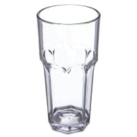 Carlisle 14 oz Louis™ Rocks Tumbler - Plastic, Smoke (581418) thumbnail 4