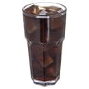 Carlisle 16 oz Clear Faceted Plastic Tumbler (581607) thumbnail 4