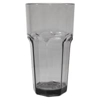 Carlisle 16 oz Clear Faceted Plastic Tumbler (581607) thumbnail 7