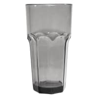 Carlisle 18 oz Clear Faceted Plastic Tumbler (581807) thumbnail 6