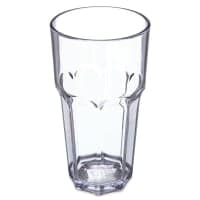 Carlisle 18 oz Louis™ Tumbler - Plastic, Smoke (581818) thumbnail 5