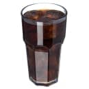 Carlisle 20 oz Clear Faceted Plastic Tumbler (582007) thumbnail 4