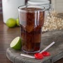 Carlisle 20 oz Clear Faceted Plastic Tumbler (582007) thumbnail 5