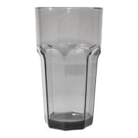 Carlisle 20 oz Clear Faceted Plastic Tumbler (582007) thumbnail 6
