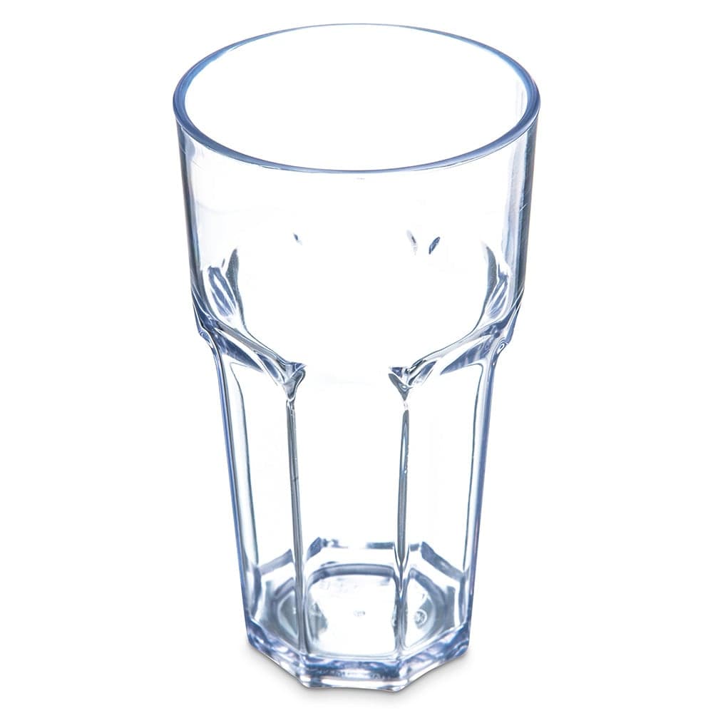 Carlisle 22 oz Clear Faceted Plastic Tumbler (582207)