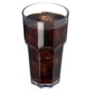 Carlisle 22 oz Clear Faceted Plastic Tumbler (582207) thumbnail 4
