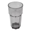 Carlisle 22 oz Louis™ Tumbler - Plastic, Smoke (582218) thumbnail 2