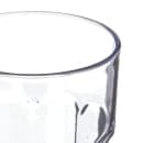 Carlisle 32 oz Clear Faceted Plastic Tumbler (583207) thumbnail 3