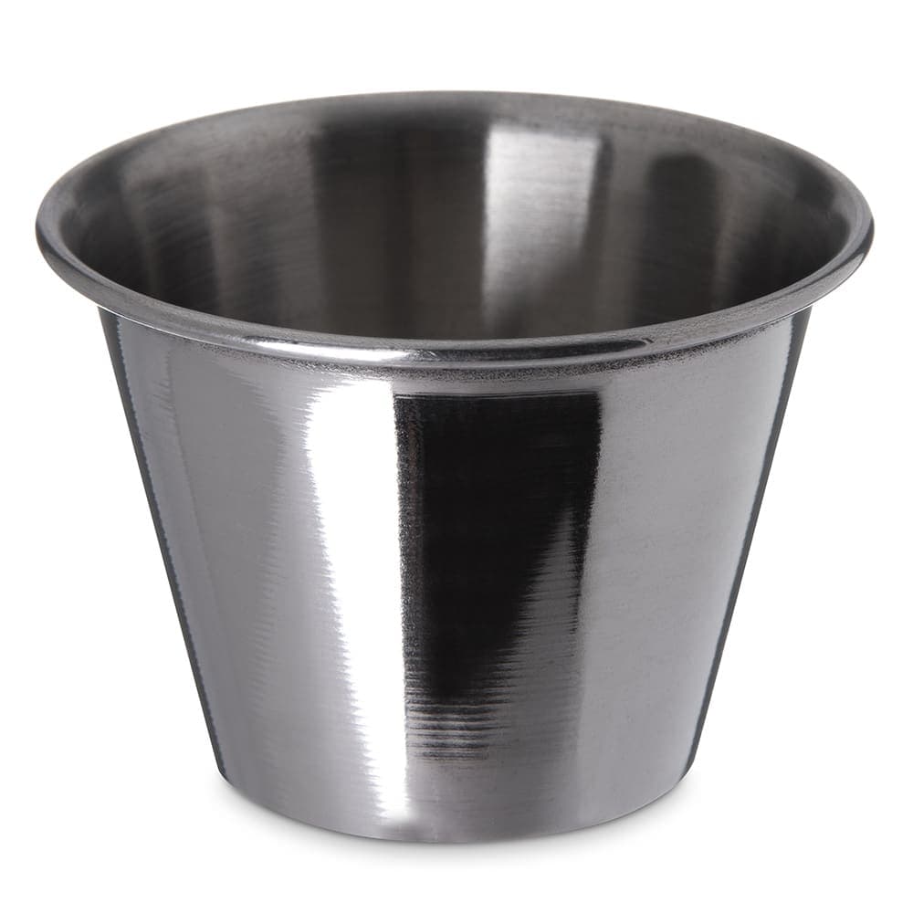 Carlisle 2 1/3" Round Sauce Cup w/ 2 1/2 oz Capacity, Stainless (602500)
