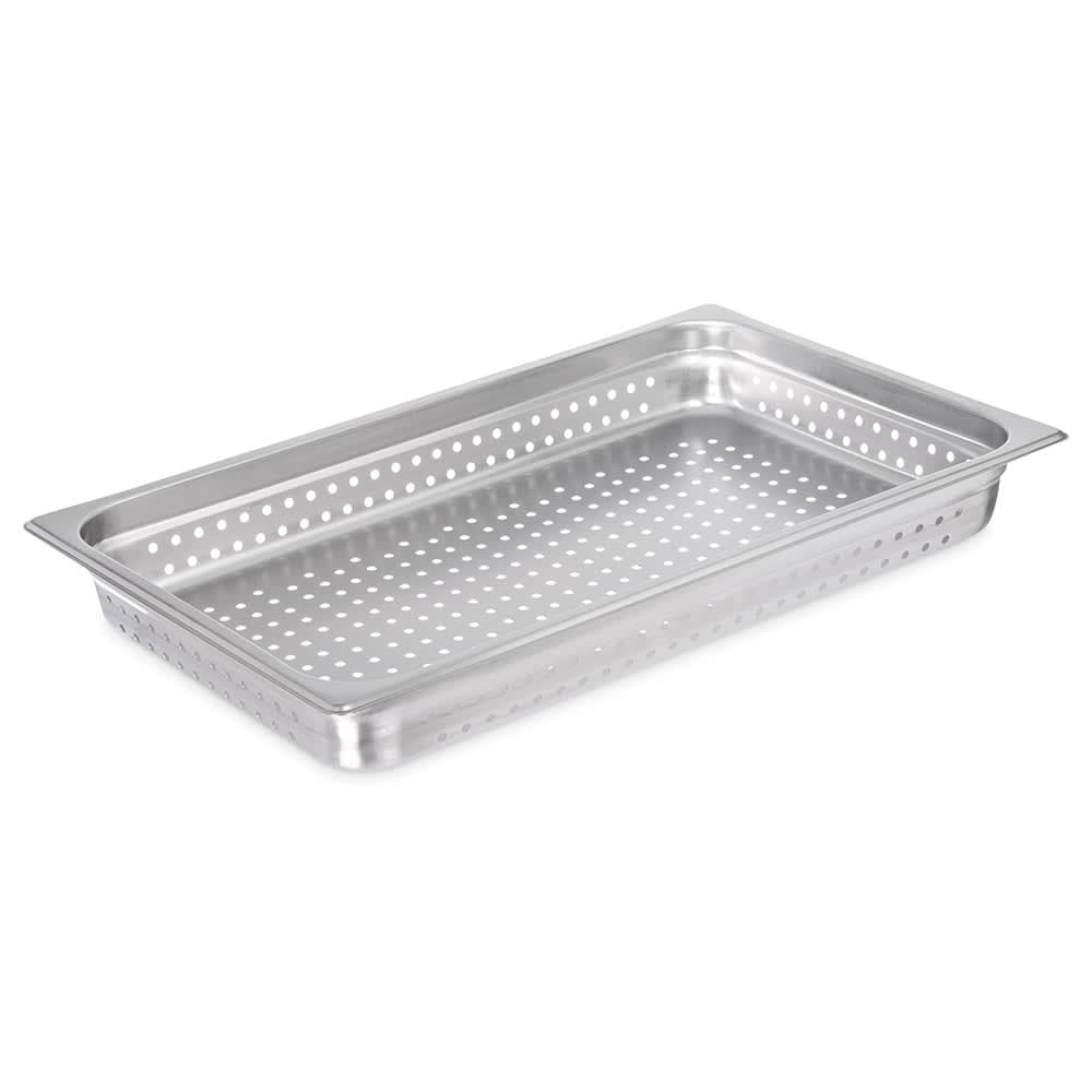 Carlisle Full Size Steam Pan, Perforated, Stainless (607002P)