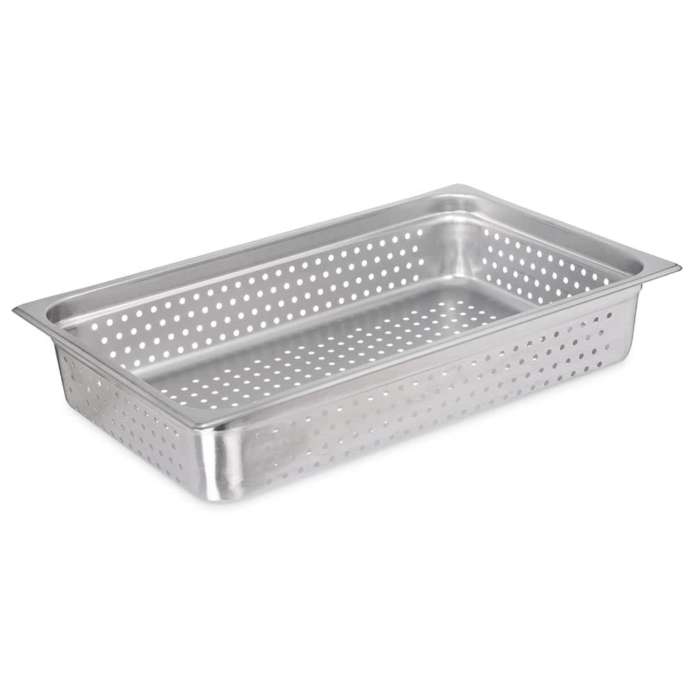Carlisle Full Size Steam Pan, Perforated, Stainless (607004P)