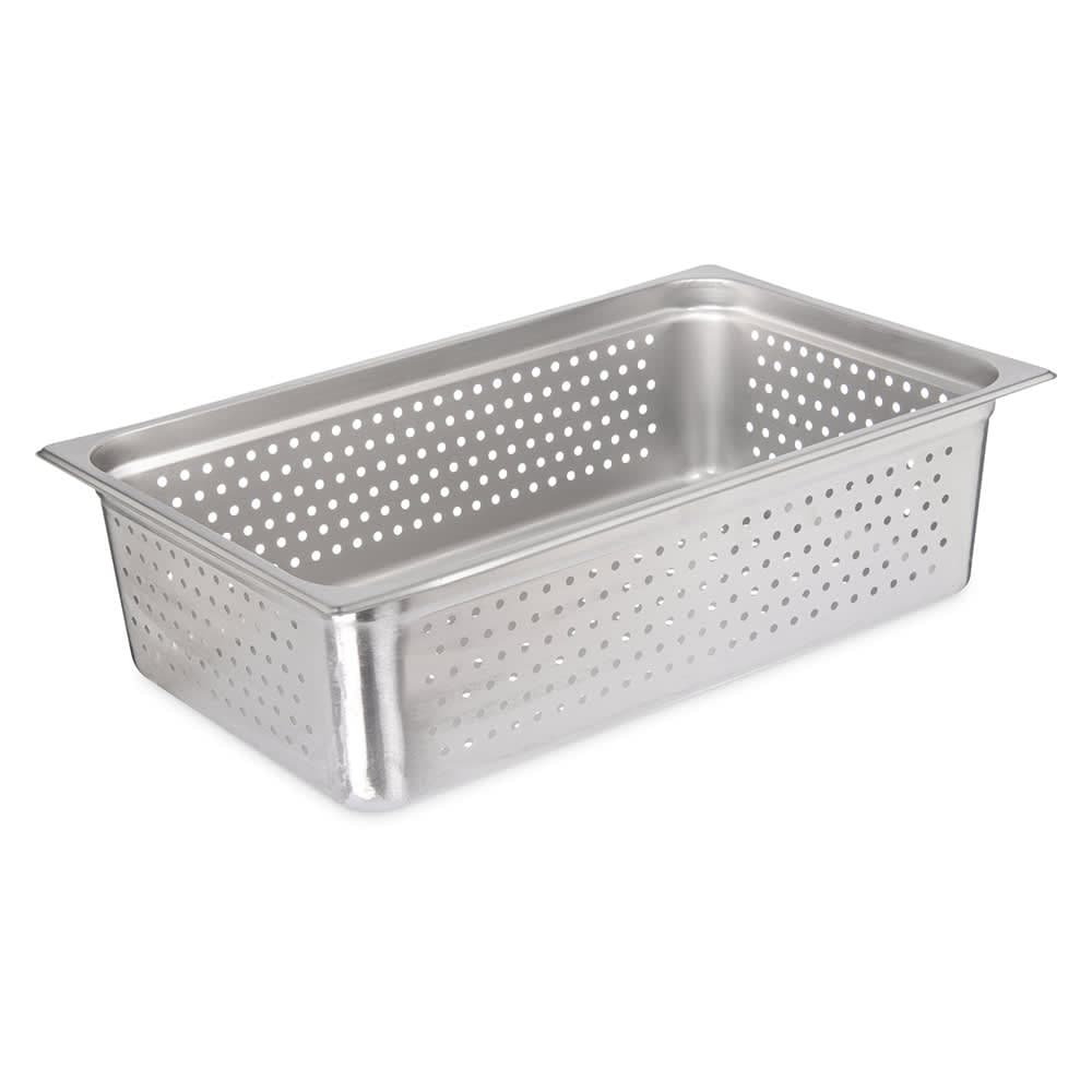 Carlisle Full Size Steam Pan, Perforated, Stainless (607006P)