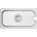 Carlisle Third-Size Steam Pan Cover - Slotted, Stainless (607130CS) thumbnail 2