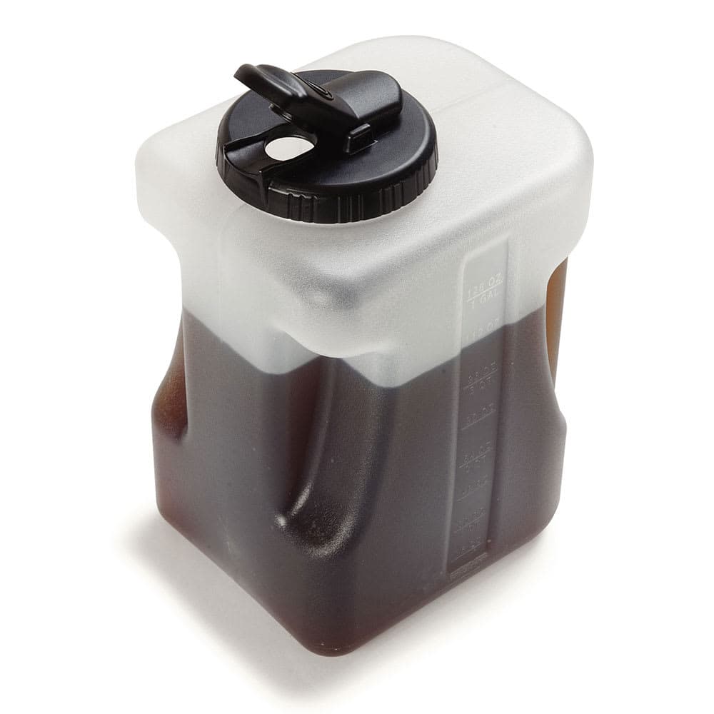 Carlisle 1 gal Mixing Container Pitcher - Black/Translucent (640000)