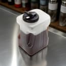 Carlisle 1 gal Mixing Container Pitcher - Black/Translucent (640000) thumbnail 2