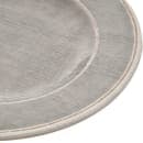 Carlisle 11" Round Melamine Dinner Plate, Smoke Gray (6400118) thumbnail 2