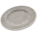 Carlisle 11" Round Melamine Dinner Plate, Smoke Gray (6400118) thumbnail 3