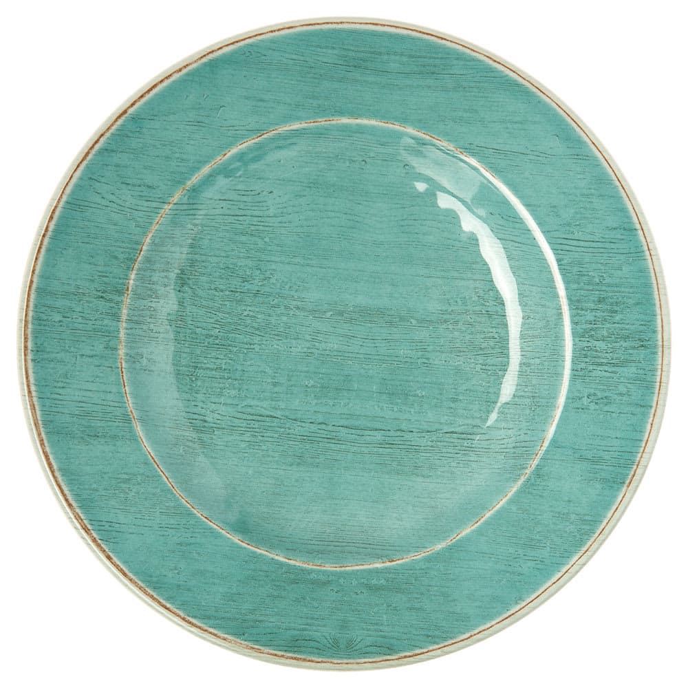 Carlisle 9" Round Melamine Salad Plate, Aqua (6400215)