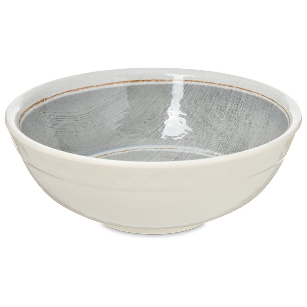 Carlisle 20 oz Round Melamine Soup Bowl, Smoke Gray (6400518)