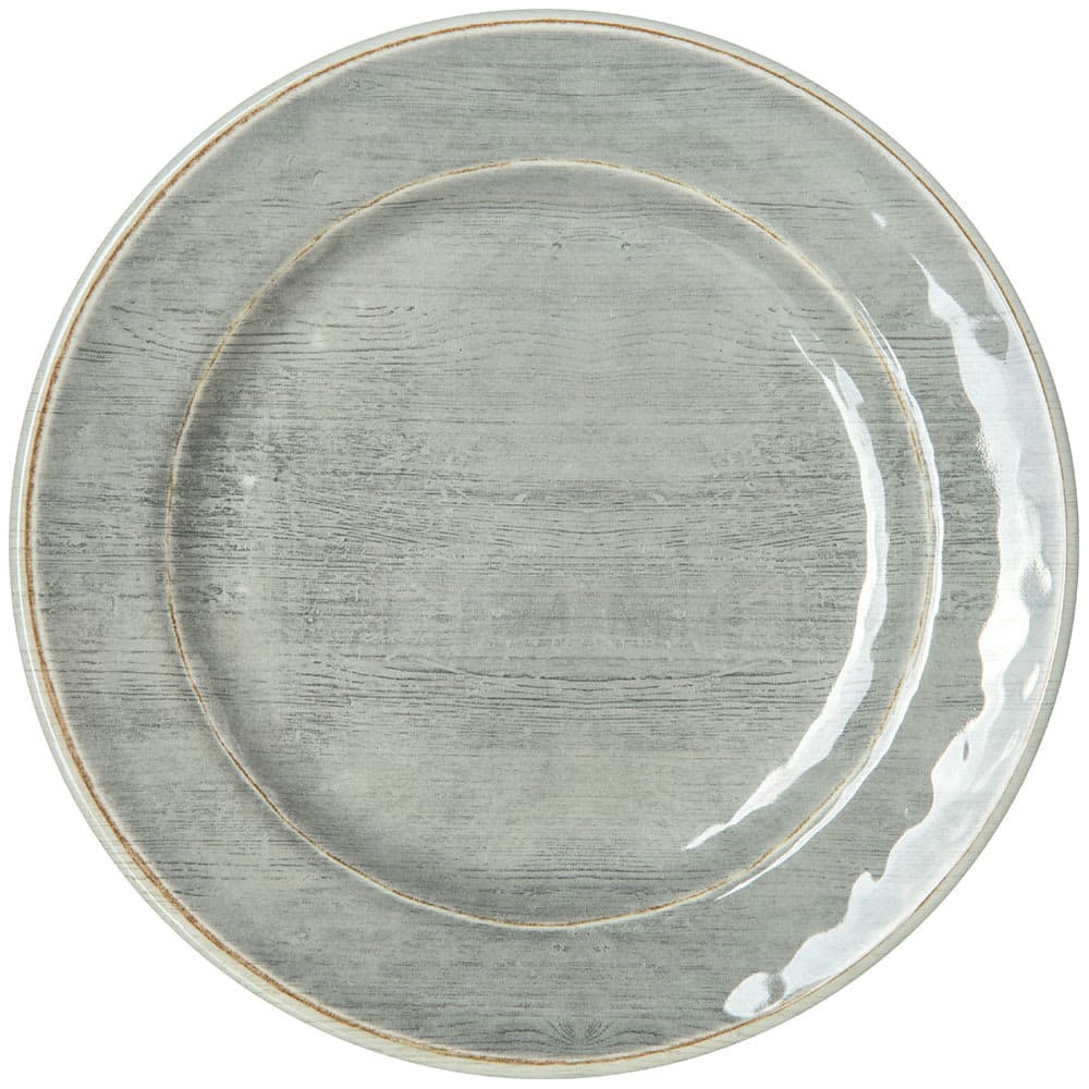 Carlisle 7" Round Melamine Bread & Butter Plate, Smoke Gray (6400718)