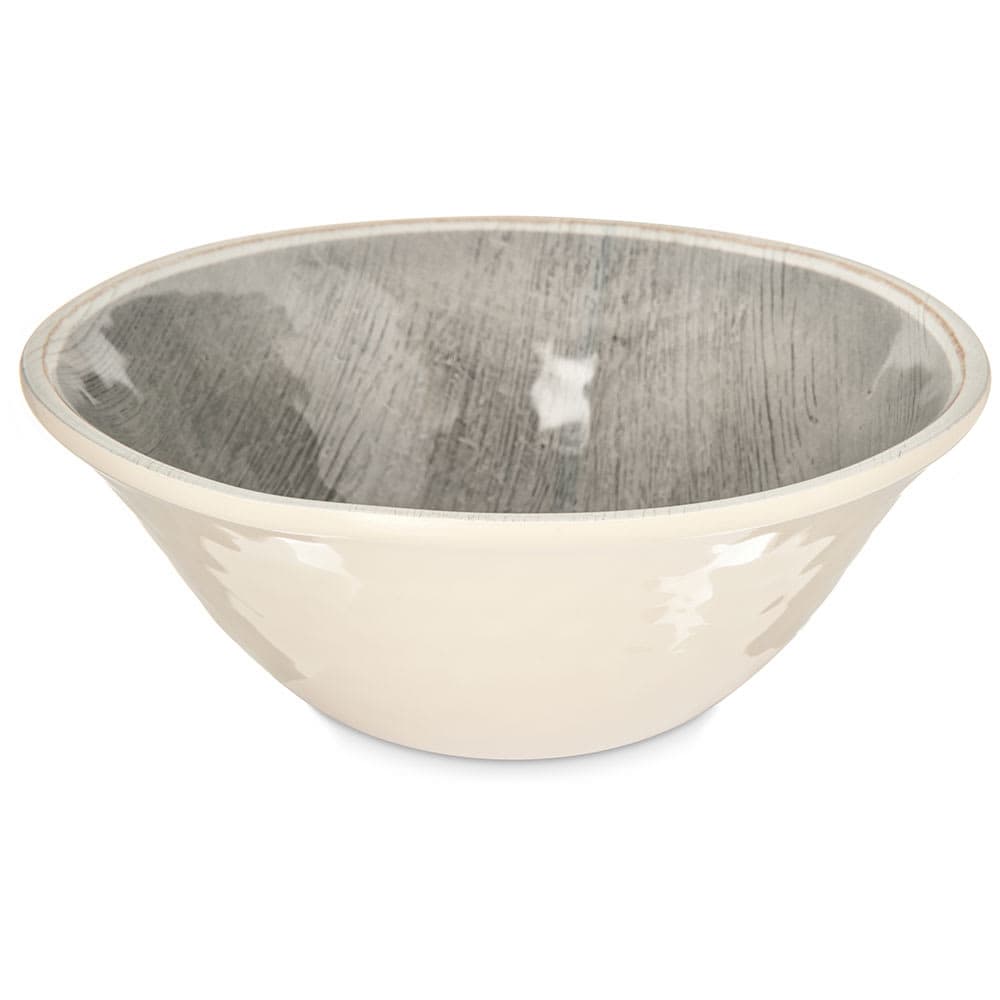 Carlisle 27 oz Melamine Ice Cream Bowl, Smoke Gray (6401318)