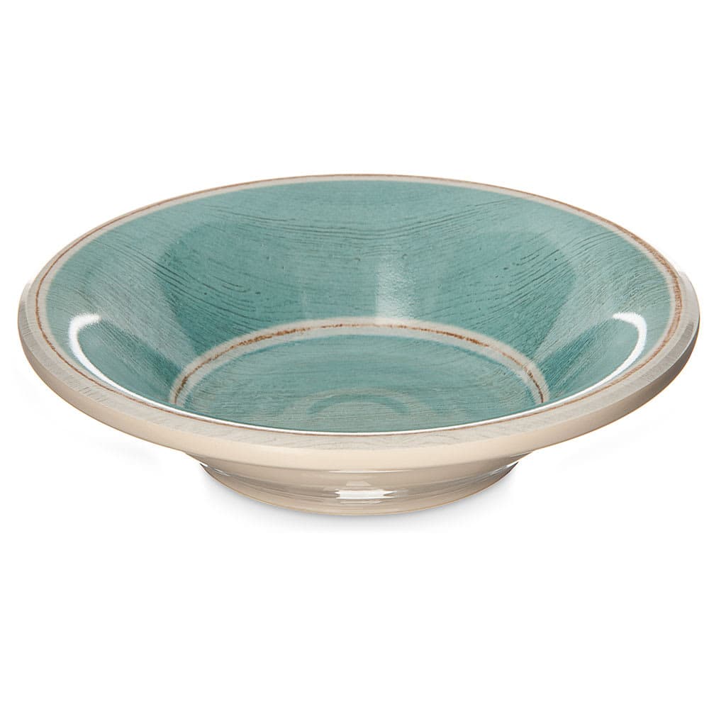 Carlisle 4 1/2 oz Round Melamine Fruit Bowl, Aqua (6401915)