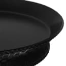 Carlisle 10-3/8" Round WeaveWear Platter - Plastic, Black (652703) thumbnail 3