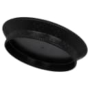 Carlisle 10-3/8" Round WeaveWear Platter - Plastic, Black (652703) thumbnail 4