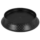 Carlisle 10-3/8" Round WeaveWear Platter - Plastic, Black (652703) thumbnail 5