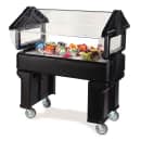 Carlisle 38 7/8" SixStar™ Cold Food Bar - (3) Pan Capacity, Floor Model, Black (660503) thumbnail 2