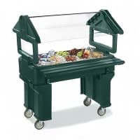 Carlisle 38 7/8" SixStar™ Cold Food Bar - (3) Pan Capacity, Floor Model, Black (660503) thumbnail 3