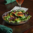 Carlisle 8" Round Plastic Salad Plate, Clear (690707) thumbnail 5