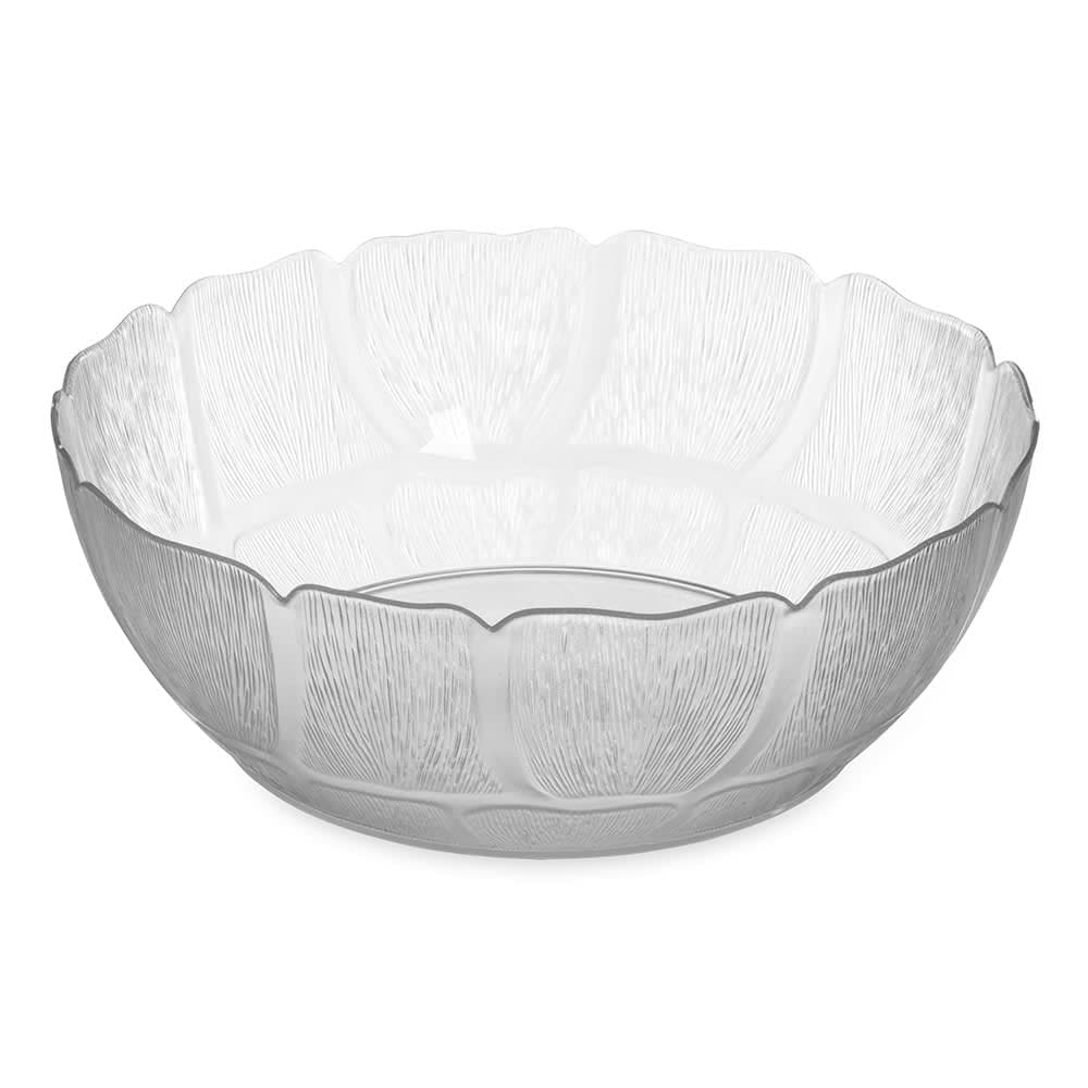 Carlisle 5 7/10 qt Round Plastic Serving Bowl, Clear (691407)