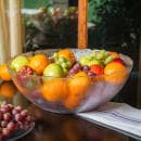 Carlisle 17 1/5 qt Round Plastic Serving Bowl, Clear (691907) thumbnail 5