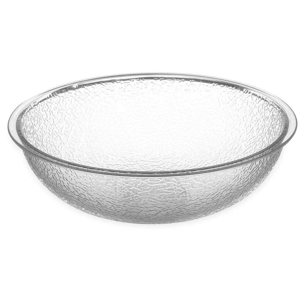 Carlisle 18" Round Salad Bowl w/ 18 qt Capacity, Polycarbonate, Clear (721807)