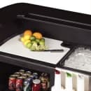 Carlisle 56" Maximizer Portable Bar - 15 gal Ice Bin, Polyethylene, Black (755003) thumbnail 5