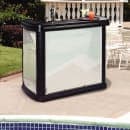 Carlisle 56" Portable Bar - 15 gal Ice Bin, Polyethylene, Stainless (755044) thumbnail 2