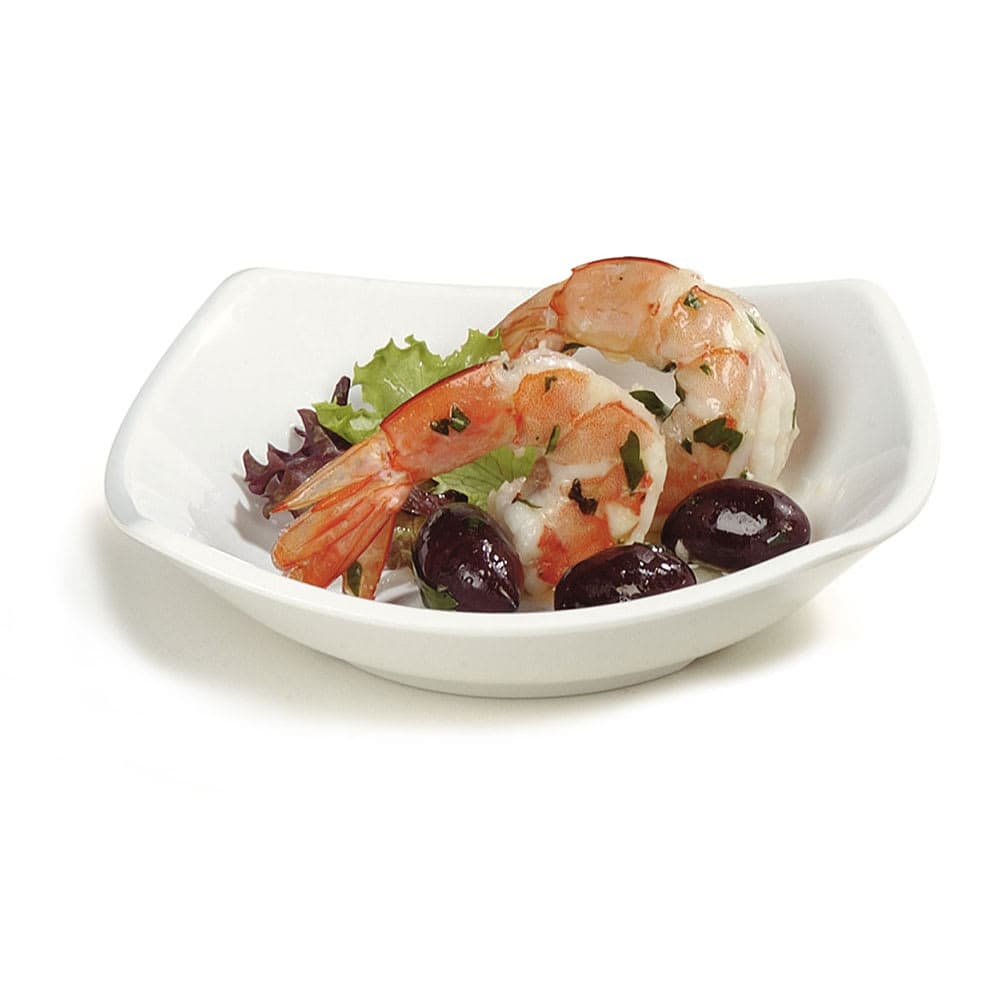 Carlisle 5 oz Square Melamine Side Dish, White (794202)