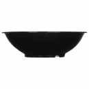 Carlisle 24 oz Round Melamine Salad Bowl, Black (800B03) thumbnail 3