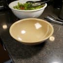 Carlisle 24 oz Round Melamine Salad Bowl, Maple (800M20) thumbnail 2