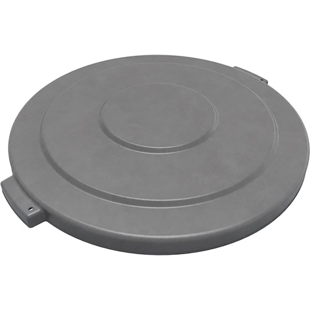 Carlisle Round Flat Top Lid for 44 gal Trash Can - Plastic, Gray (84104523)