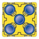 Carlisle 29" Mobile Small Dish Caddy w/ (4) Columns - Plastic, Black (ADS403) thumbnail 5